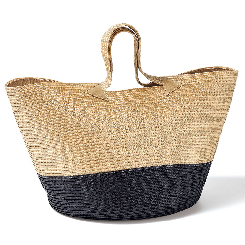 [10％OFFクーポン]7/4 20時～4h限定 かごバッグ メッシュバッグ バッグ バイカラー リボン イタリア製 メッシュ Caterina bertini/カテリーナベルティーニ バイカラー かごバッグ（イタリア製） 257603のサムネイル