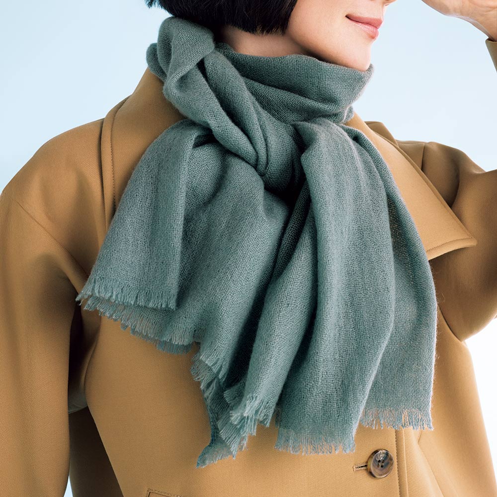 【クーポン配布 11月27日1：59迄】 カシミヤガーゼ ストール ストール スカーフ マフラー 127802