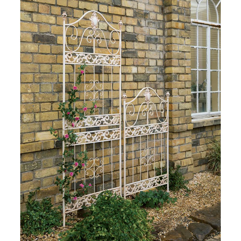 アンティーク調エレガントフェンス ハイ ヨーロピアンスタイル ヨーロッパ おしゃれ 飾り 可愛い スチ..