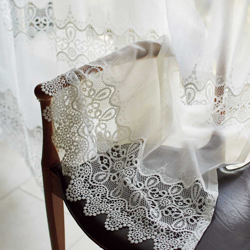 乐天商城 - 【クーポン配布 お買い物マラソン中】 ≪約幅100cm×丈133cm≫ Ira II/アイラツー トルコ製生地使用 レースカーテン（1枚） レースカーテン カーテン H94868 ＼LINE友だち登録でクーポン／