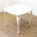 【クーポン10%OFF 6/7限定】 カフェテーブル テーブル エレガントクラシックダイニングテーブル 85×85cm H72375