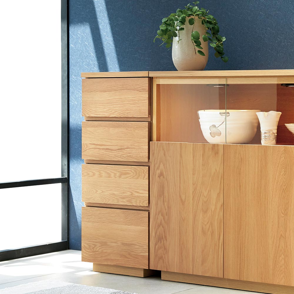 【開梱・設置料金込み】LEDライト付きサイドボードシリーズ サイドボードチェスト 幅40cm リビング リ..