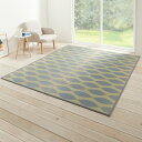 カーペット ラグ マット ≪約133×200cm≫ い草ラグ〈リーブス〉 厚手裏付き 562812(3)