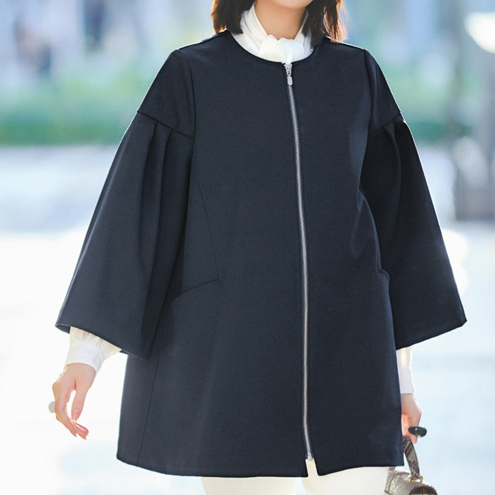 Rakuten - ダブルフェイス フレアスリーブコート コート ファッション PC7006 ＼LINE友だち登録でクーポン／