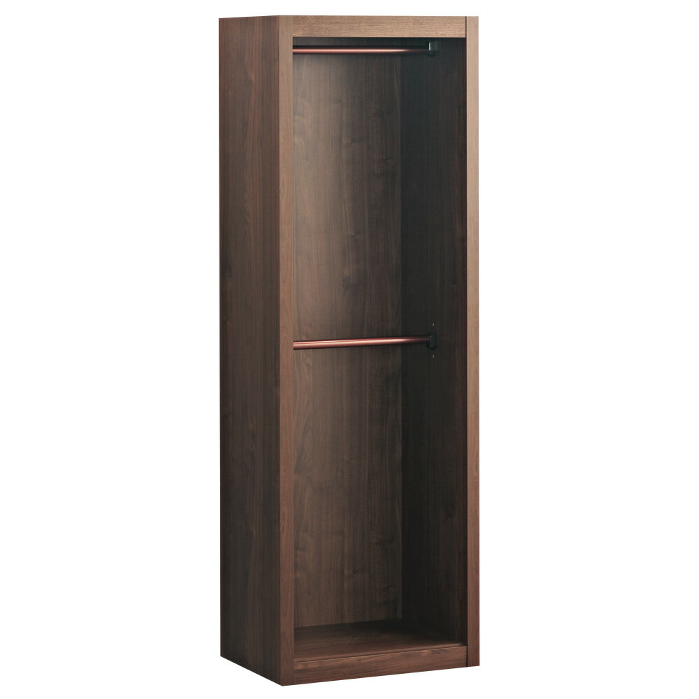 【クーポン10％OFF 2/21迄】 Antisala/アンティサラ クローゼットユニット収納・ウォルナット 幅60cm ワードローブ ワードローブ クローゼット 衣類収納 H95419 ＼LINE友だち登録でクーポン／
