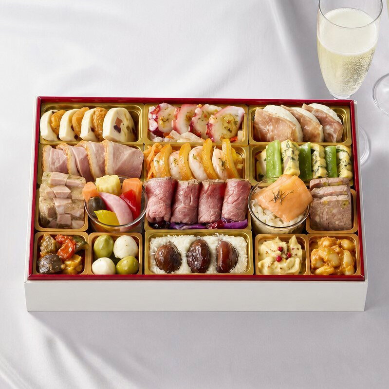 「銀座ポルトファーロ」 洋風オードブル〈クリスマスお届け〉 一段重（約3人前） おせち お惣菜 NH2246 ＼LINE友だち登録でクーポン／