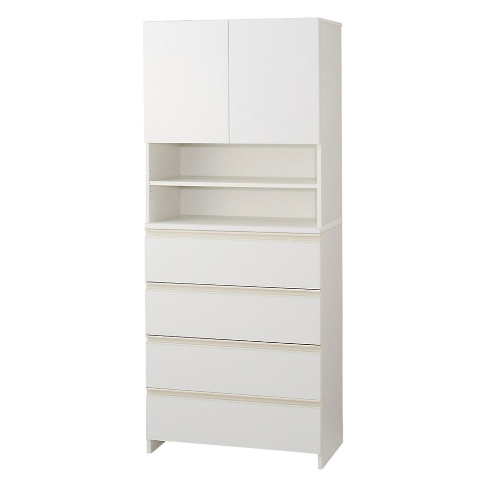 スペースに合わせて奥行が選べるサニタリーチェスト 奥行41cm・幅75cm 洗面所収納 隙間収納 トイレ 洗..