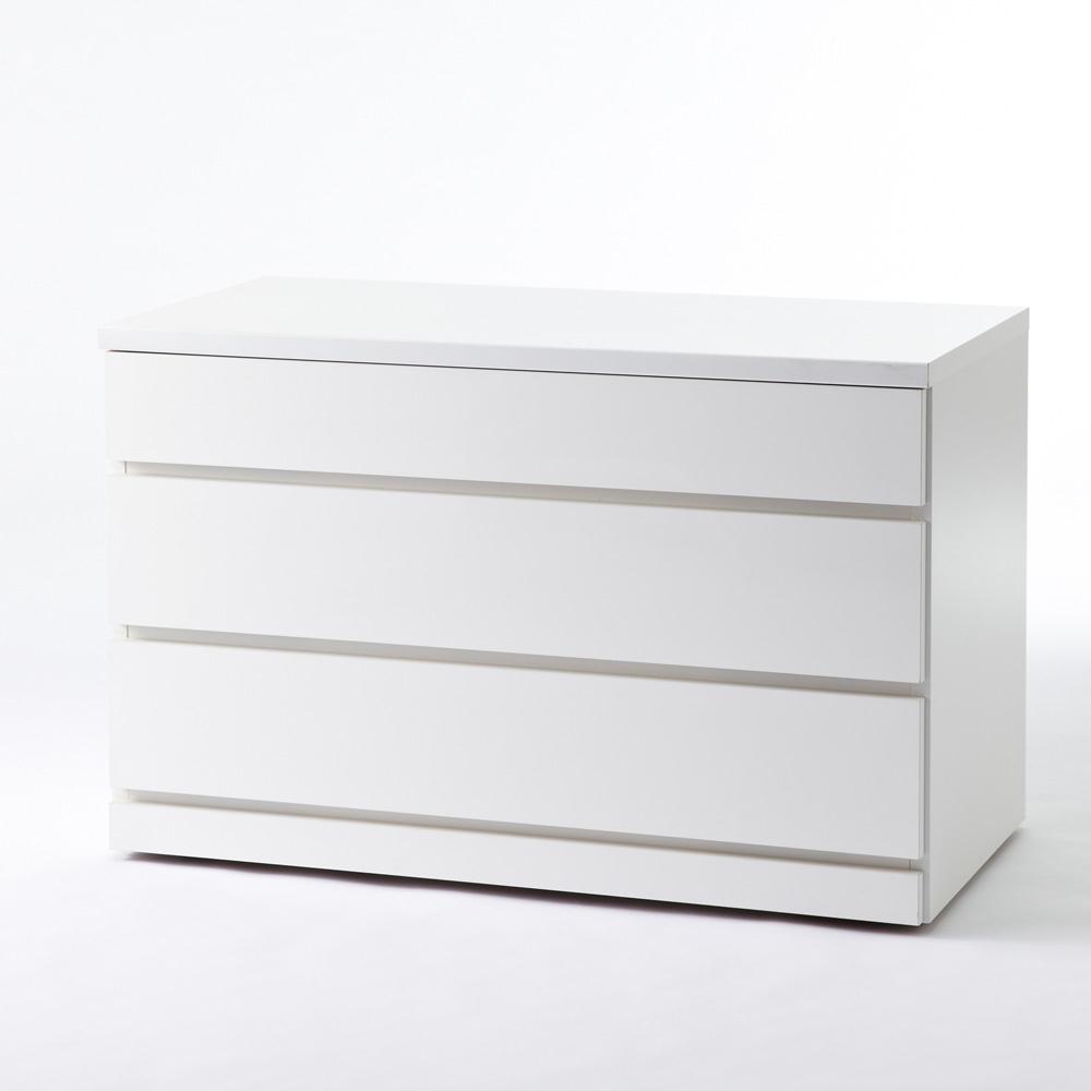 クローゼットチェスト（隠しキャスター付き） 幅90cm・3段 押入れ クローゼット収納 衣類収納 H95612 ＼LINE友だち登録でクーポン／