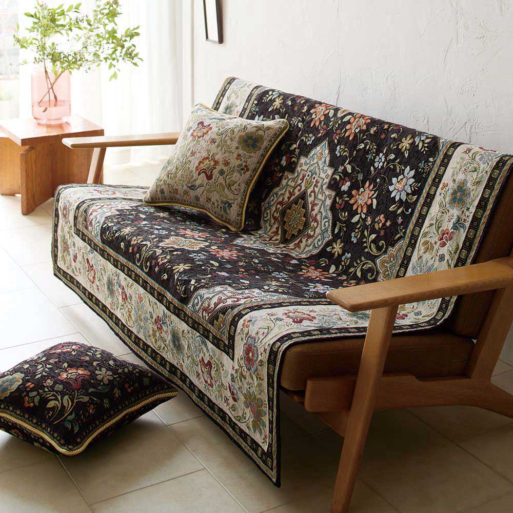 【クーポン最大5千円OFF 2/19 20時から4h限定】 ≪約155×175cm≫ Ista/イスタ ジャカード織マルチクロス ..