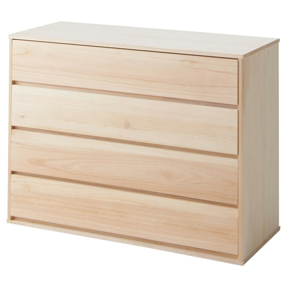 ウォークインクローゼット総桐着物収納シリーズ 引き出し浅4段・高さ51.5cm 押入れ クローゼット収納 衣類収納 633130 ＼LINE友だち登録でクーポン／