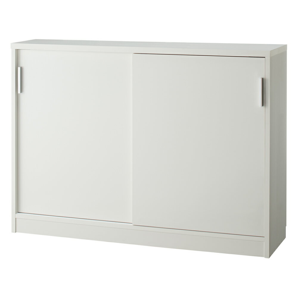 樂天商城 - 【クーポン配布 お買い物マラソン中】 引き戸カウンター下収納庫 奥行29.5高さ100cmタイプ 収納庫・幅120cm キャビネット リビングボード リビング収納 641428 ＼LINE友だち登録でクーポン／