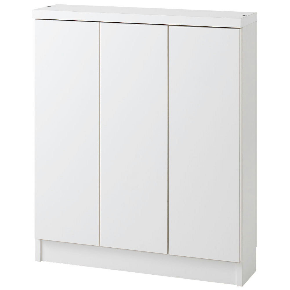 【クーポン10％OFF 6/7迄】 シンプルカウンター下収納庫（奥行30高さ87cm） 3枚扉タイプ 幅73cm キッチンカウンター下収納 キッチン収納 641453 ＼LINE友だち登録でクーポン／