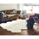絨毯 カーペット ラグ マット ≪約60×95cm≫ 短毛フルスキンMouton/ムートン H73452