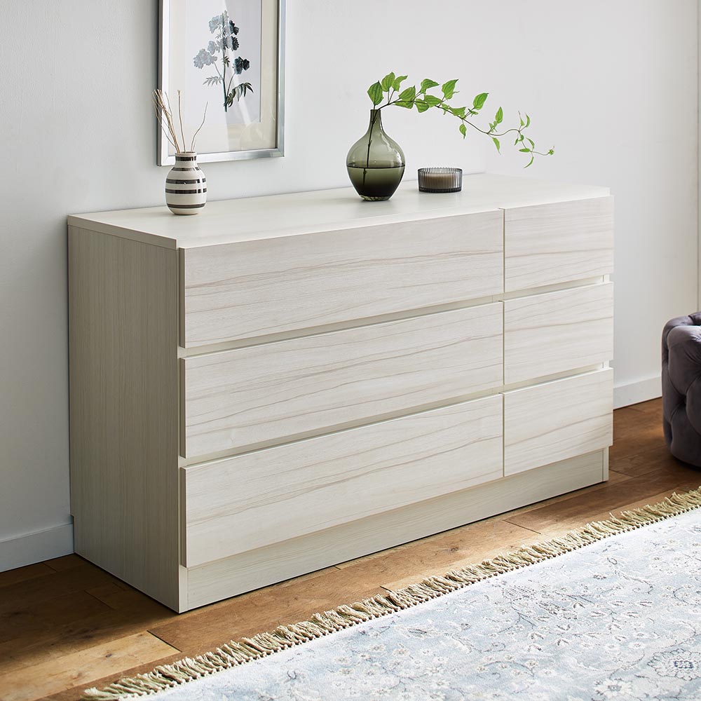 Ruska/ルスカ 多段引き出しチェスト 幅120cm・3段（高さ70cm） リビング リビング収納 H95529 ＼LINE友だち登録でクーポン／