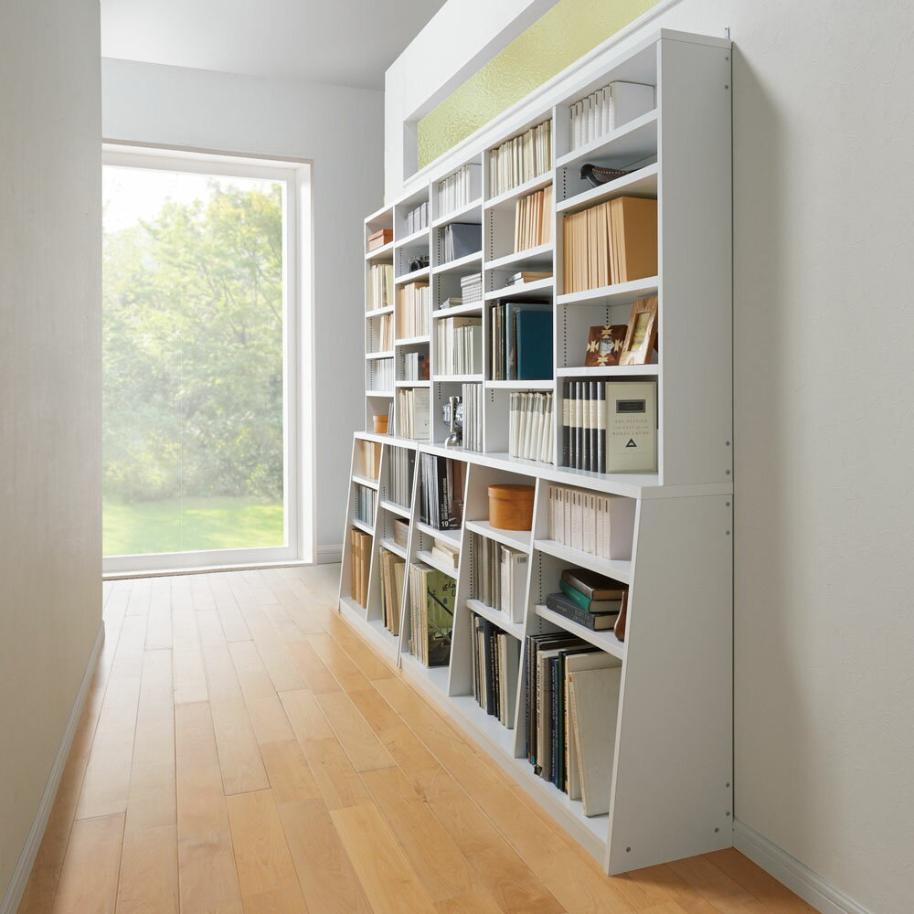 楽天市場】dinos 脚元安定1cmピッチ棚板頑丈薄型書棚の通販