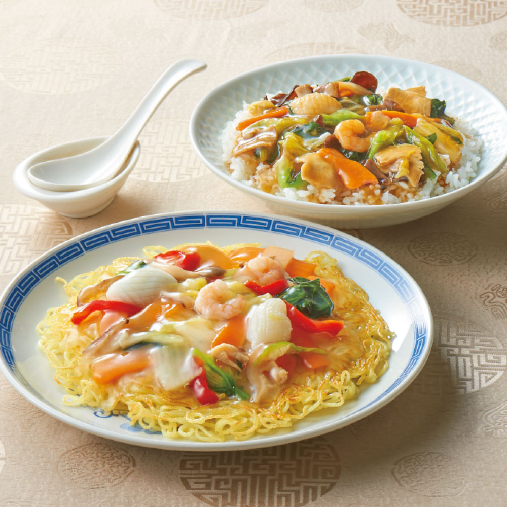 乐天商城 - 海鮮と野菜の中華丼の素 2種4袋 魚 海産加工品 海産物 FK9335 ＼LINE友だち登録でクーポン／