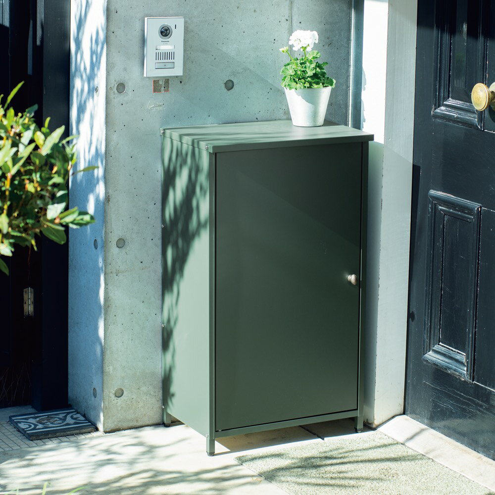 吉谷さんデザイン ガーデングリーンの収納庫 小サイズ(幅52cm) 物置 G85818