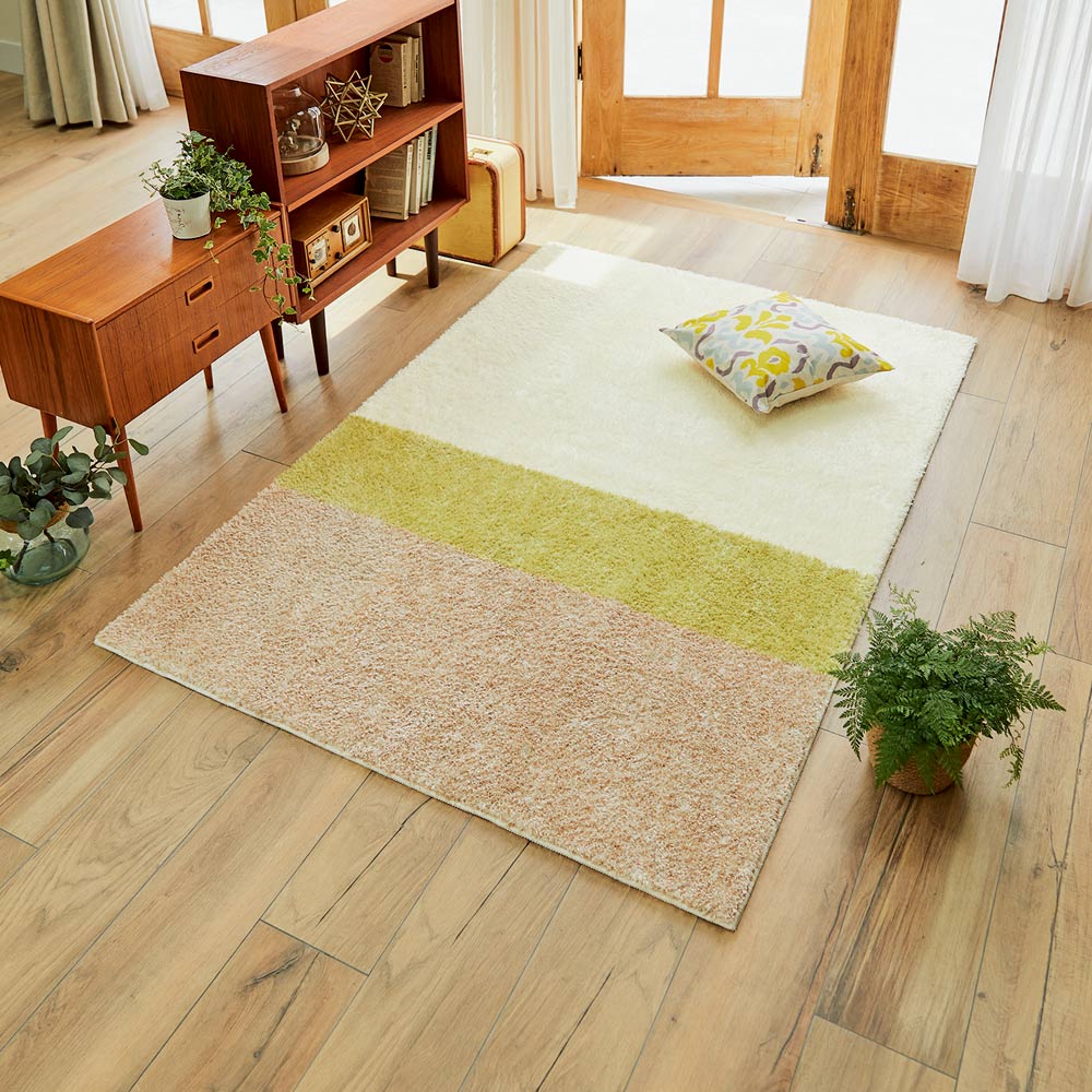 乐天商城 - 【クーポン配布 お買い物マラソン中】 ≪約130×190cm≫ 防ダニ洗えるラグ スクエア 洗えるラグ カーペット ラグ マット 625809 ＼LINE友だち登録でクーポン／
