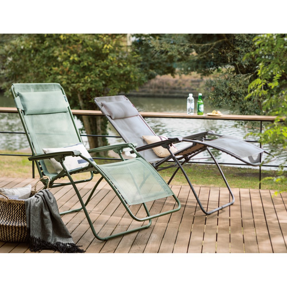 【クーポン最大5千円OFF 1/9 20時から4h限定】 フランス製 Lafuma/ラフマ メッシュリクライニングチェア ガーデンチェア ベンチ ガーデンファニチャー H91301