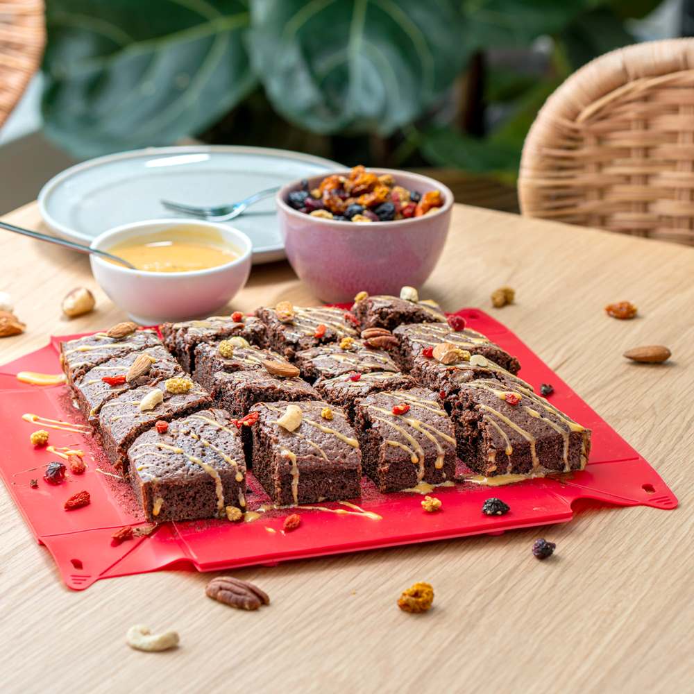 製菓用品 包丁 キッチンツール COOX/クークス たためるシリコーン型 正方形幅18.5cm H54403