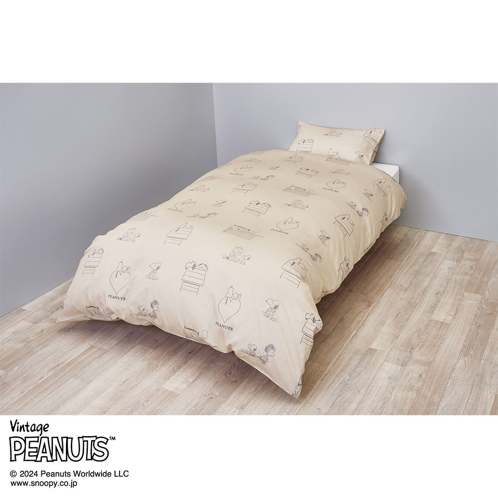 【クーポン7月11日迄】 スヌーピー MORE SLEEP PEANUTS カバーリングシリーズ 掛け布団カバー（シングルロング） ピーナッツ スヌーピー キャラクターグッズ 590781 ＼LINE友だち登録でクーポン／ dinos-11341074 ディノス楽天市場店 サンプル画像3