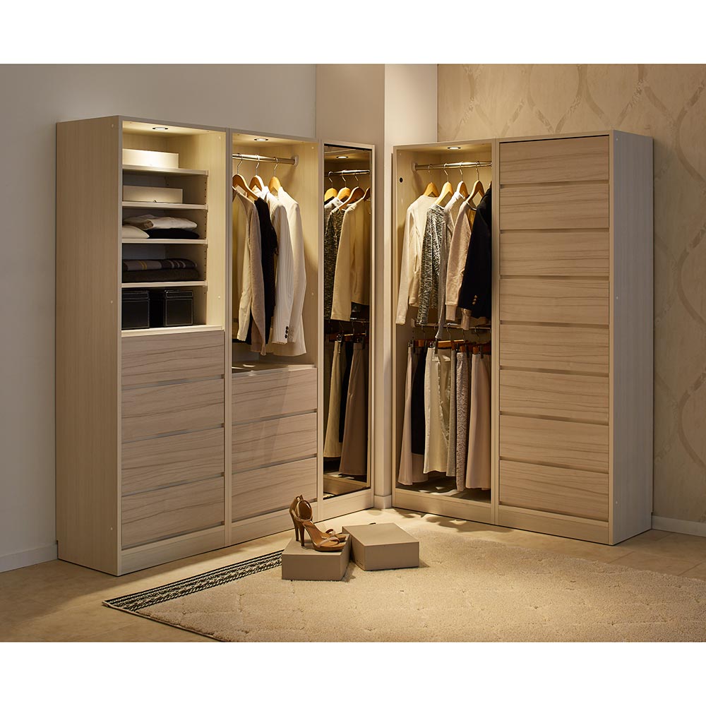 【クーポン最大5千円OFF 1/24 20時から4h限定】 Vises/ヴィセス オープンワードローブ 幅60cm タワーチェスト ワードローブ クローゼット 衣類収納 H95504 ＼LINE友だち登録でクーポン／