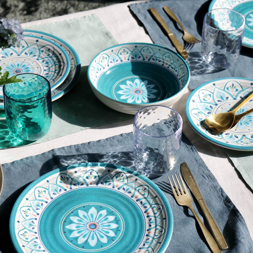 ≪プレート22cm 4枚≫アボード レンジで使える割れにくいプレート 平皿 長皿 ワンプレート 食器 カトラリー グラス KR1091 ＼LINE友だち登録でクーポン／