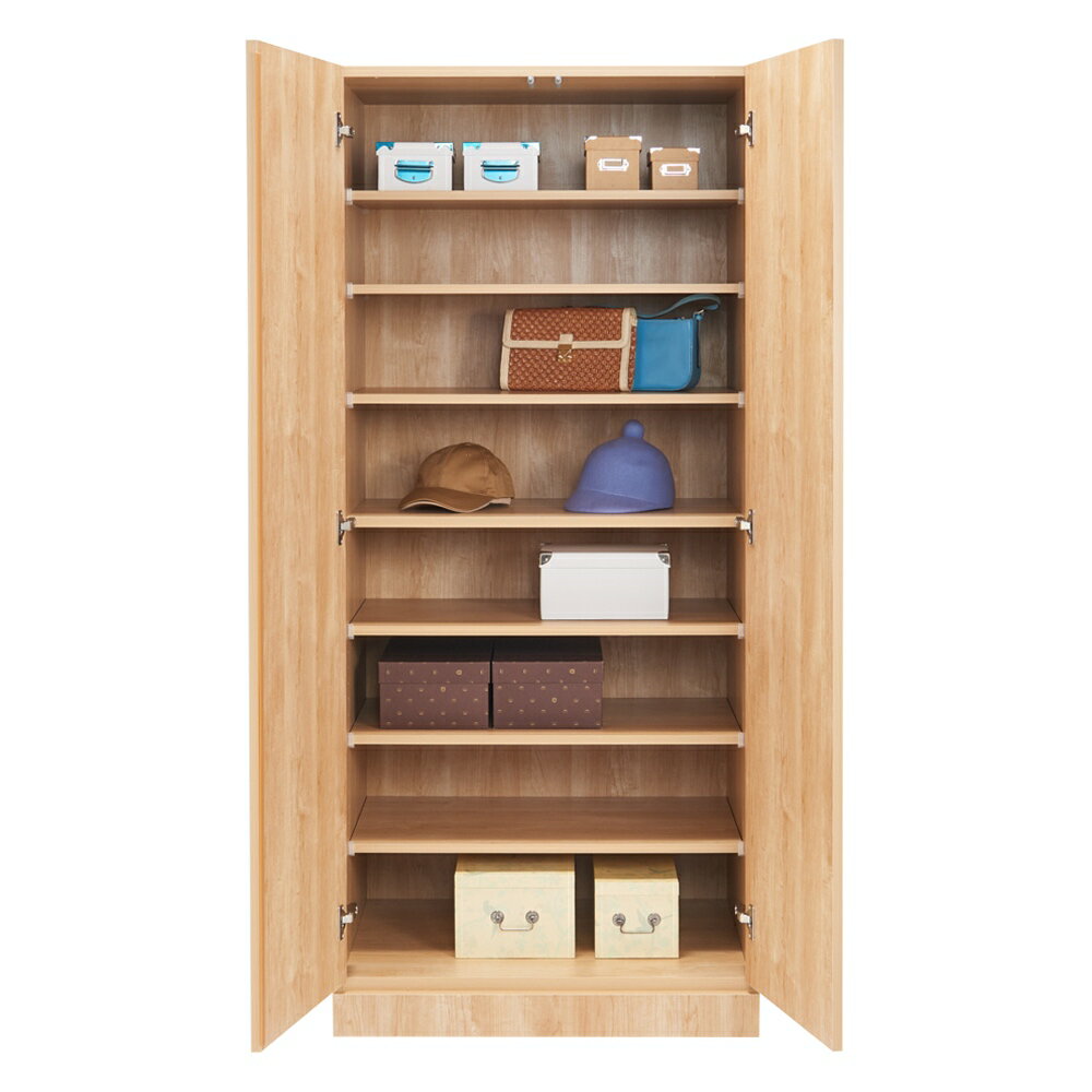 壁面間仕切りミラーワードローブ 棚 幅80cm・高さ180cm パーテーション 間仕切り リビング収納 589935