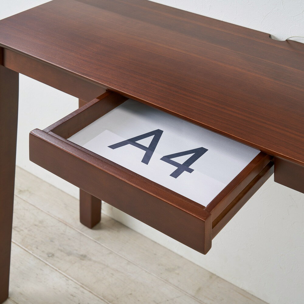 現代の住宅事情にぴったりサイズ！天然木デスク 幅70奥行50cm オフィス 事務 書斎机 机 627218