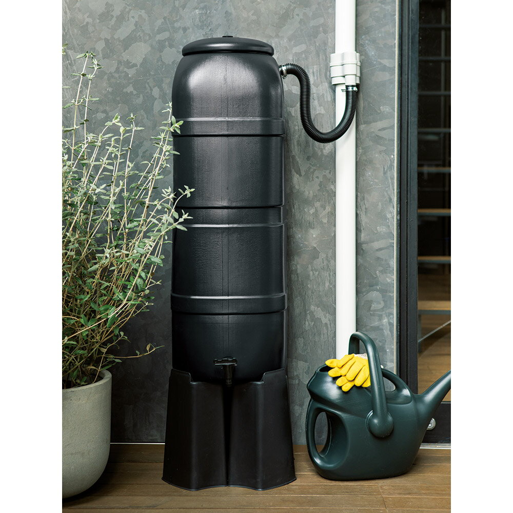 Rakuten - 英国Strata社製雨水貯水タンク ブラック 容量100L ガーデニングツール 庭手入用品 G01225 ＼LINE友だち登録でクーポン／