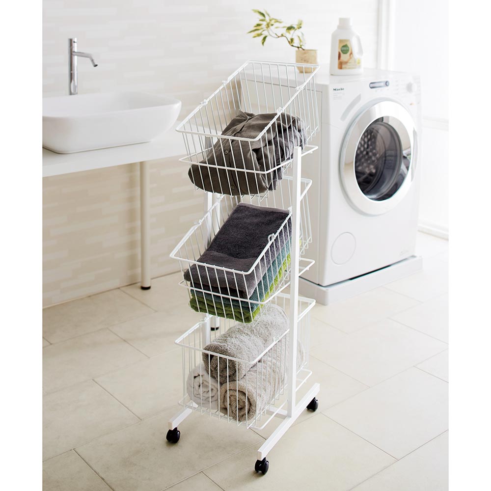 楽天市場】ニファ お風呂サイドワゴンの通販