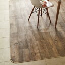 【クーポン最大10%OFF 7/13 10時から】 絨毯 カーペット ラグ マット ≪約200×300cm≫ 古材フローリング調ダイニングラグ H73120