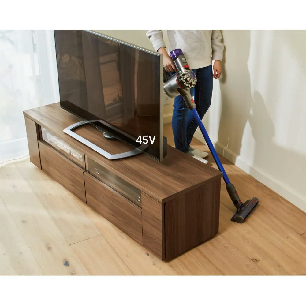 ≪幅172高さ40cm≫ テレビ台 隠しキャスター付き ローボード テレビ台 テレビボード 587805