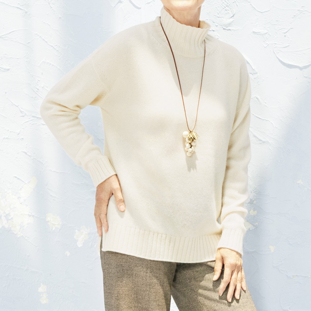 【最大5千円OFFクーポン 2/4 20時から4h限定】 モンゴル ヌーヴォーカシミヤ ハイネック プルオーバー ニット セーター ファッション PC5818 ＼LINE友だち登録でクーポン／