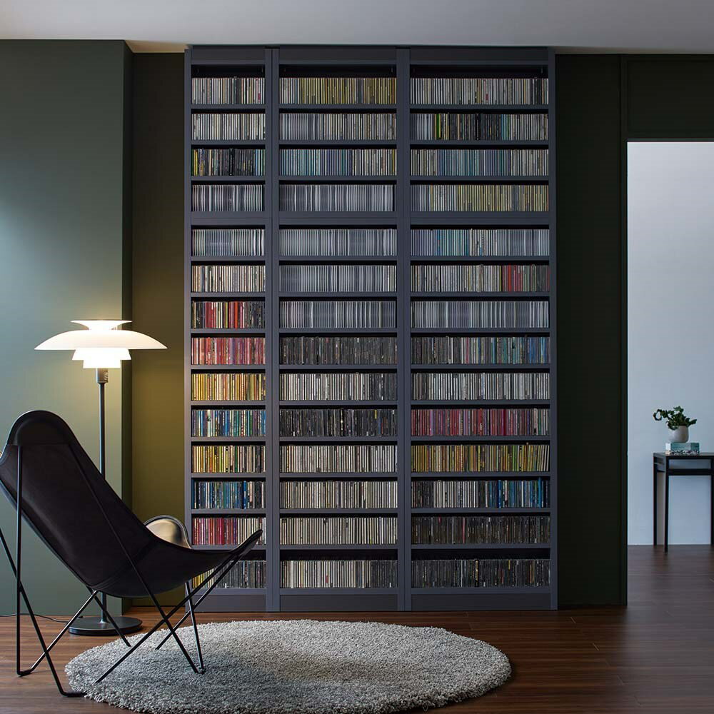 【クーポン最大5千円OFF 1/24 20時から4h限定】 CDライブラリーシリーズ 幅40cm 上置き高さ78cm ウッドラック 木製シェルフ 本棚 ラッ..