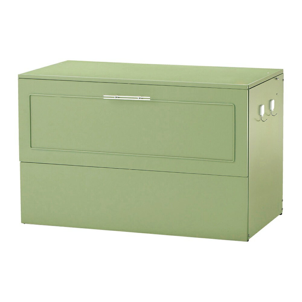 Rakuten - 欧風ダストボックス〈セージグリーン〉奥行38cm 保管庫 G01015 ＼LINE友だち登録でクーポン／