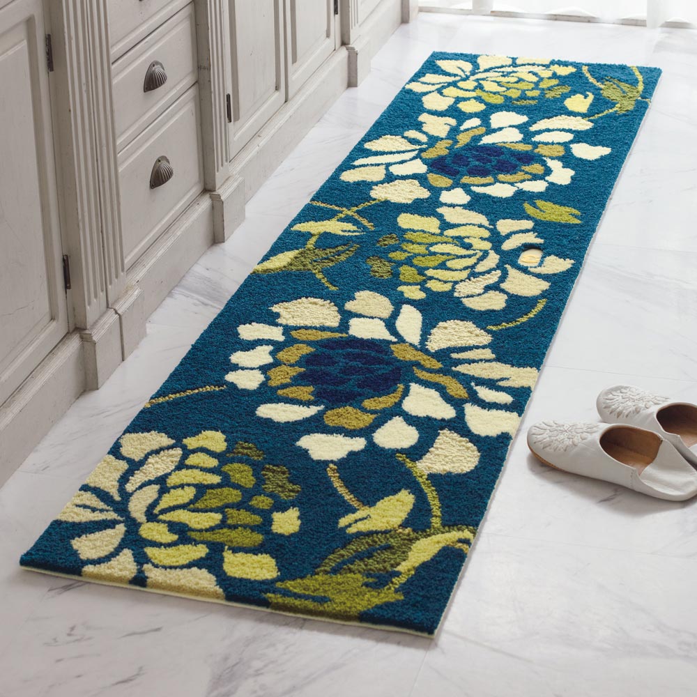 【クーポン10％OFF 5/16迄】 ≪約50×180cm≫ ミラショーンマット［ピオニー］ ロング...