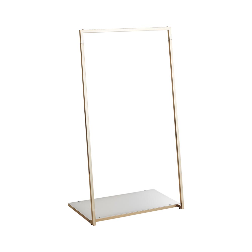 Lettre/レットル ハンガーラック ゴールド 幅80cm コートハンガー コート掛け 衣類...