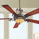 【送料無料】【シーリングファンライト】アンティーク風 シーリングライト ファンライト インテリア リビング ダイニング 吹き抜け 両方向回転 3段階スピード ア...