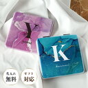 【オーダーメイド】大理石調 名入れ ミラー ダブルミラー 拡大鏡 コンパクトミラー ハンドミラー 名入無料 コスメ クリスマス 鏡 コンパクト 手鏡 折りたたみ...