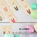 【 名入れ無料 メール便 送料無料 】 うさぎの毛ケース うさ耳 うさみみ 毛 ウサギ うさぎ 兎 メモリアル ペット お名前入り オリジナル 名入れ 保管 お...