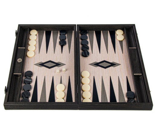 Manopoulos マノプロス グリッドウッドイリュージョンバックギャモン GRID WOOD ILLUSION Backgammon