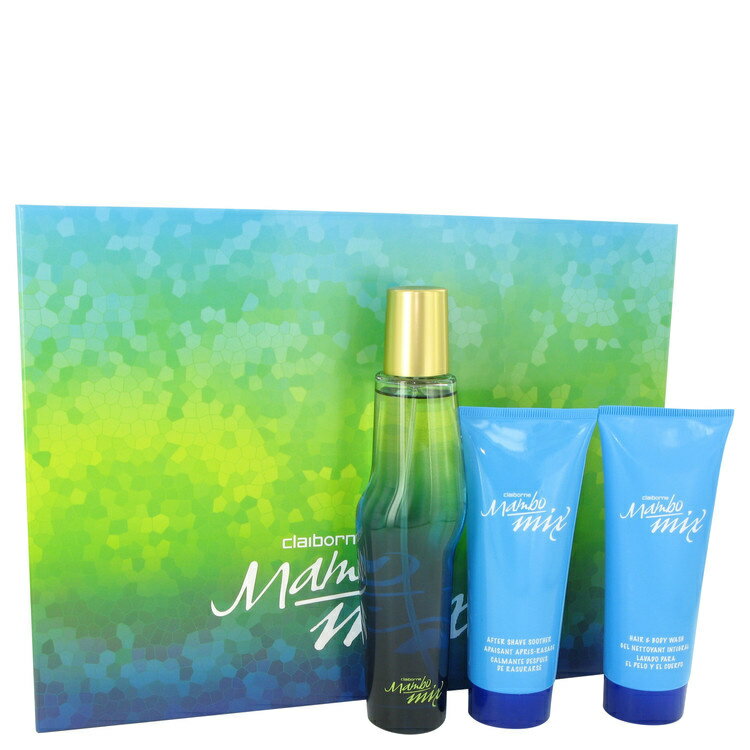 リズ クレイボーン Liz Claiborne リズ クレイボーン マンボ ミックス ギフトセット Mambo Mix Gift Set (EDC 100ml+After Shave Soother 100ml+Shower Gel 100ml)