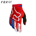 FOX RACING フォックスレーシング 180 スキュー グローブ ホワイト/レッド/ブール 180 SKEW GLOVES WHITE/RED/BLUE