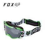 FOX RACING フォックスレーシング ビュー ノビル ミラー ゴーグル ブラック／ホワイト VUE NOBYL MIRRORED GOGGLES Black/White