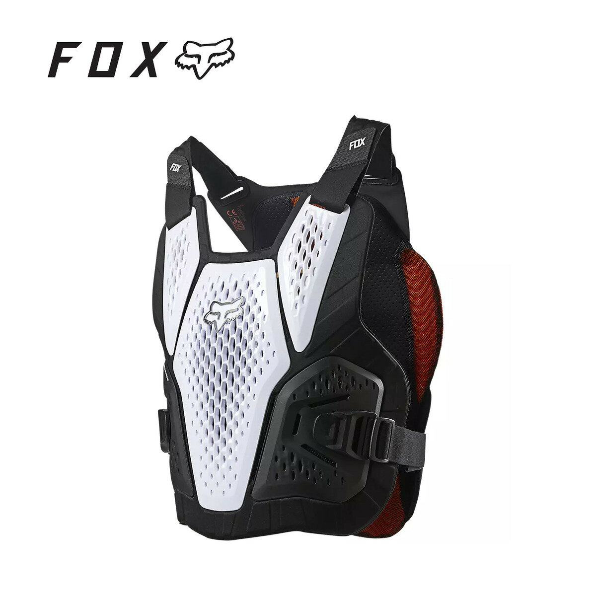 FOX RACING フォックスレーシング レースフレーム インパク ソフトバック ガードD3O ホワイト RACEFRAME IMPACT SOFT BACK GUARD D3O White