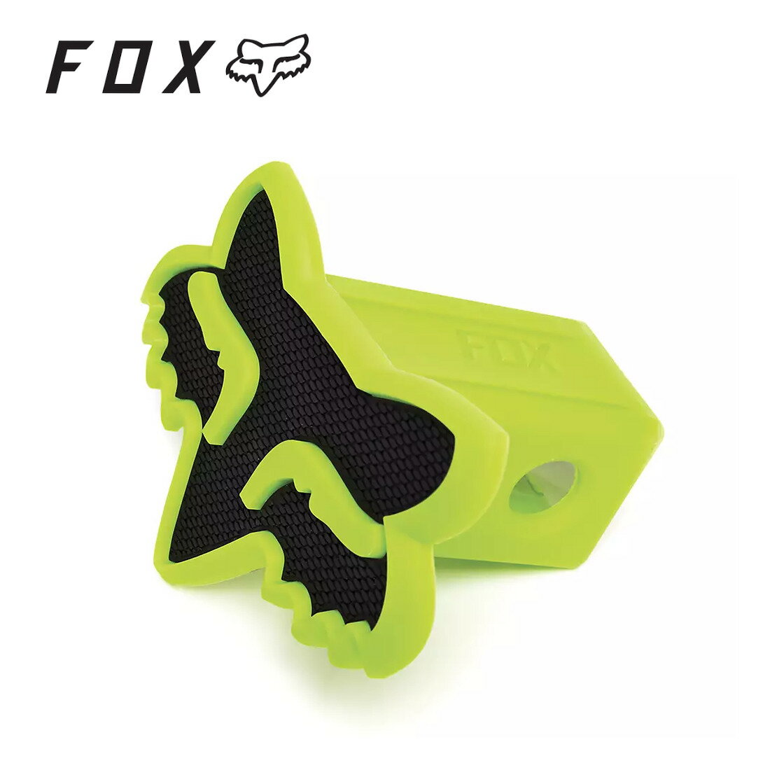 FOX RACING フォックスレーシング トレーラー ヒッチ カバー ブラック/グリーン FOX HEAD TRAILER HITCH COVER Black/Green