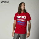 FOX RACING フォックスレーシング HONDA HRC ベーシック Tシャツ フレイムレッド HONDA HRC BASIC TEE Flame Red