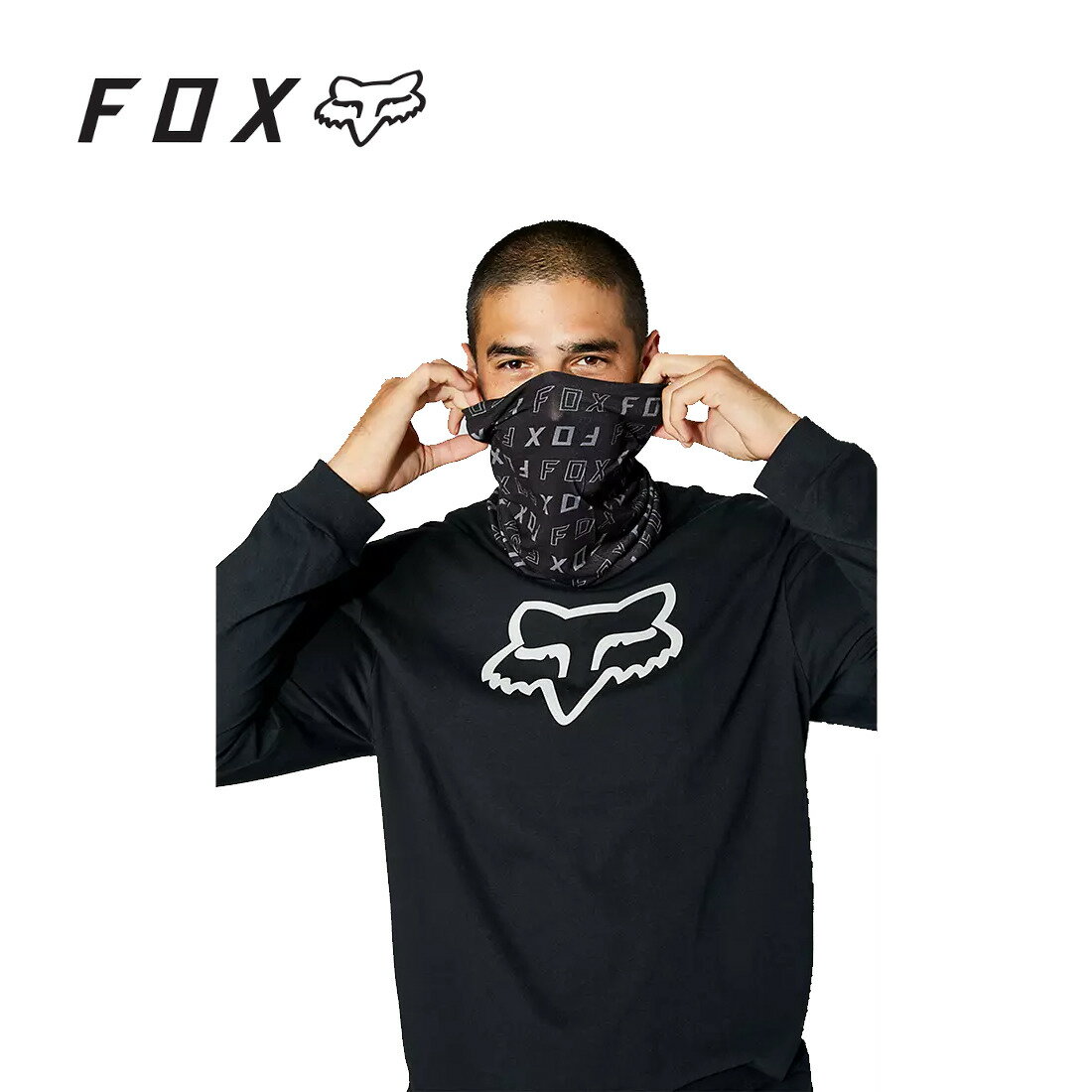 FOX RACING フォックスレーシング リージョン ネックゲイター ブラック LEGION NECK GAITER - Black