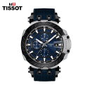 TISSOT ティソ Tレース モトGP クロノグラフ オートマチック ブルー メンズ 腕時計 T-Race MotoGP Chronograph Automatic Blue Dial Men's Watch